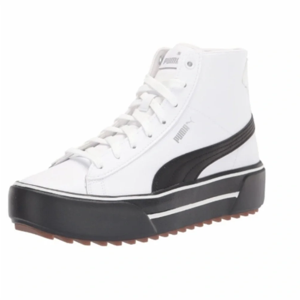 Puma Women's White and Black Platform Sneakers Never worn brand new! - Picture 2 of 4